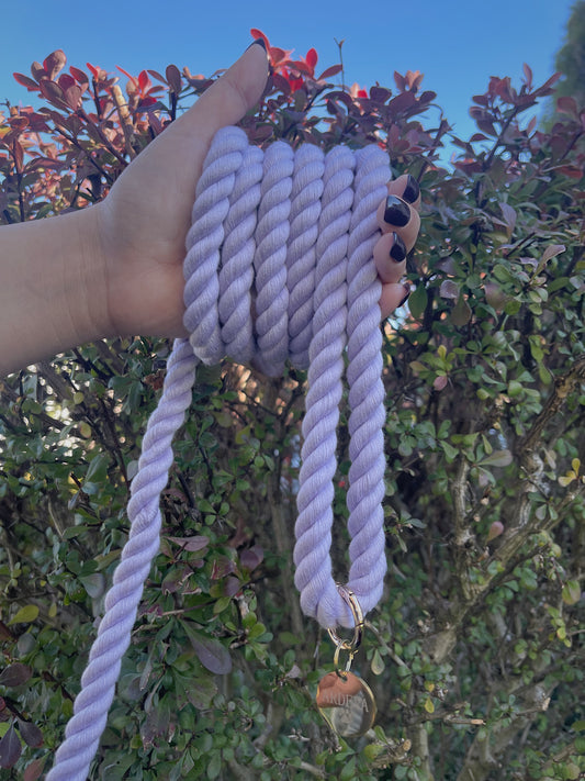 "Lavender" Rope Leash