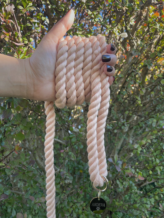 "Blush" Rope Leash