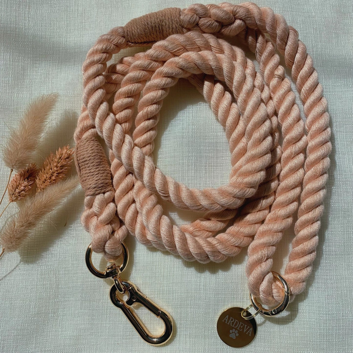 "Blush" Rope Leash